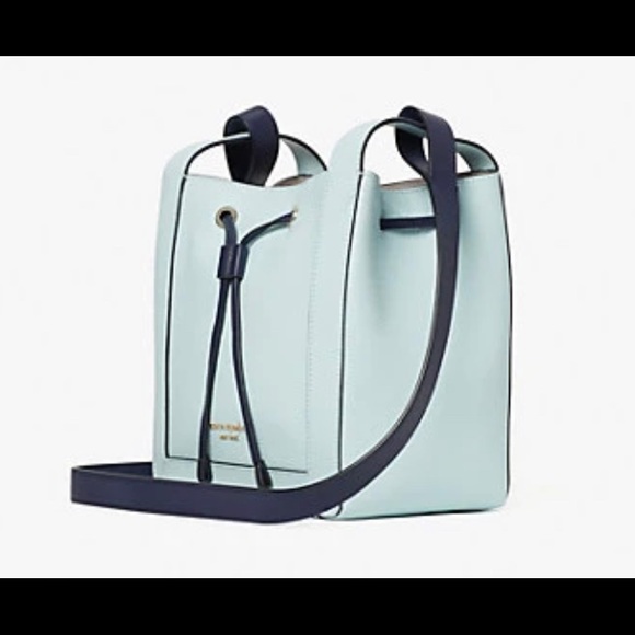 kate spade Handbags - NWT Kate Spade Blue Grab Bucket Bag